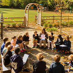 Photo of an outdoor classroom. LInk to Gifts by Estate Note Photo of an outdoor classroom. LInk to Gifts by Estate Note