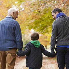 Photo of a family walking. Link to Gifts of Life Insurance Photo of a family walking. Link to Gifts of Life Insurance